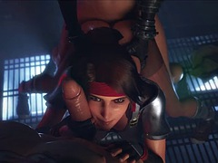 3d, アナル, 中出し, 乱交, 目瞪口呆, ハードコア, 馬乗り, オッパイの