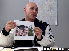 Lela Star and Johnny Sins take turns riding big tit schoolgirl with their fists and tongues