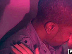 Grosse bite, Noire, Tir de sperme, Faciale