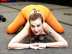 Big-boobed hottie Kenzie Love loves hardcore penetration