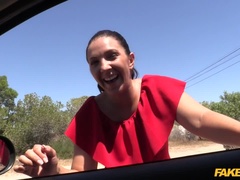 Pijpbeurt, Auto, Sperma shot, Hondjeshouding, Sperma in gezicht, Buiten, Gezichtspunt