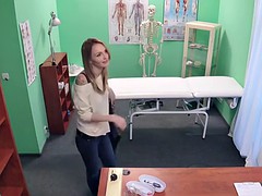 Doctor bangs busty babe after examination