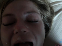 Amateur, Anal, Blonde, Sucer une bite, Faciale, Hard, Pov