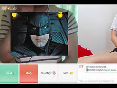 Batman gets sated inbetween set violates on Omegle