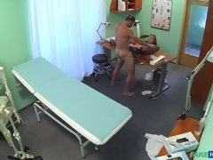 Médico, Estilo perrito, Pajear, Lamidas, Oficina, Pov, Anilingus, Voyeur