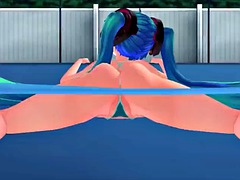 hatsune miku pool party